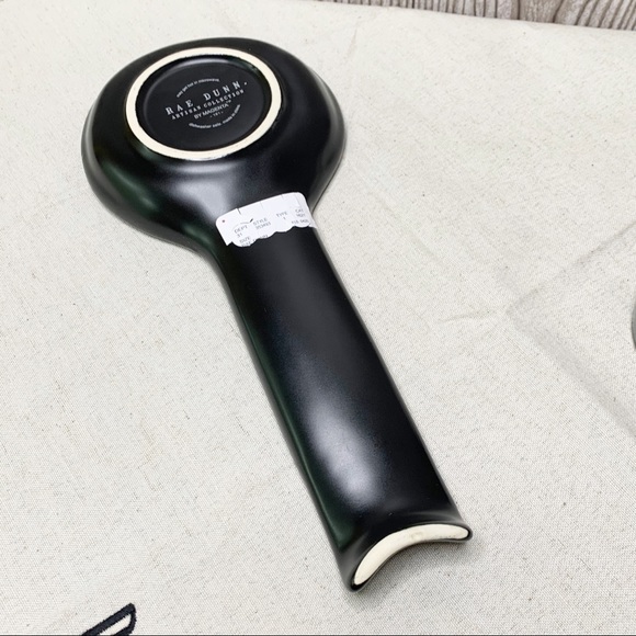 NWT🖤Rae Dunn “STIR” Black Spoon 🥄 Rest - Picture 3 of 6